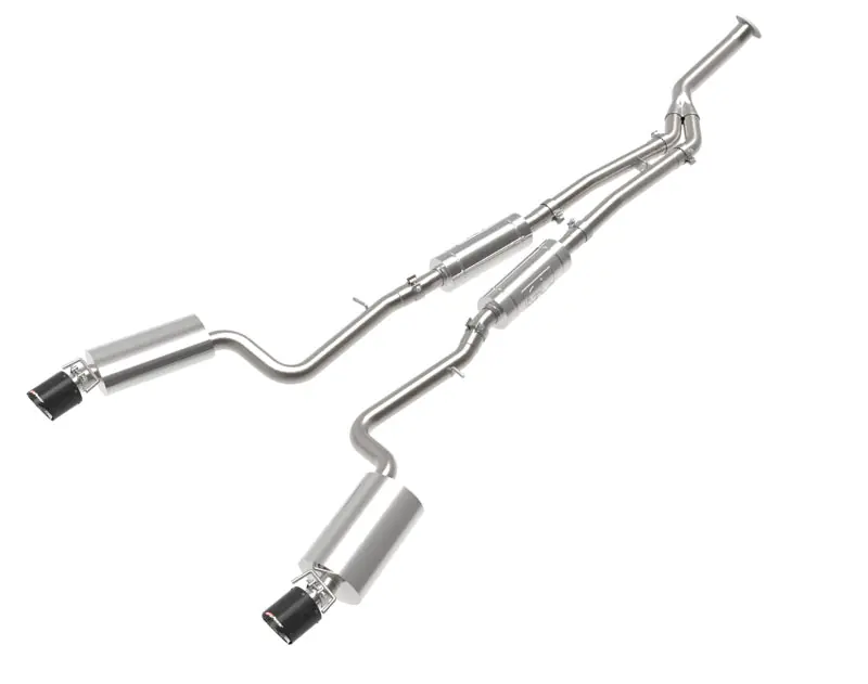aFe POWER Takeda 16-17 Lexus IS200t L4-2.0L (t) 2.5in-3in 304 SS CB Exhaust - Carbon Fiber (AFE49-36059-C)