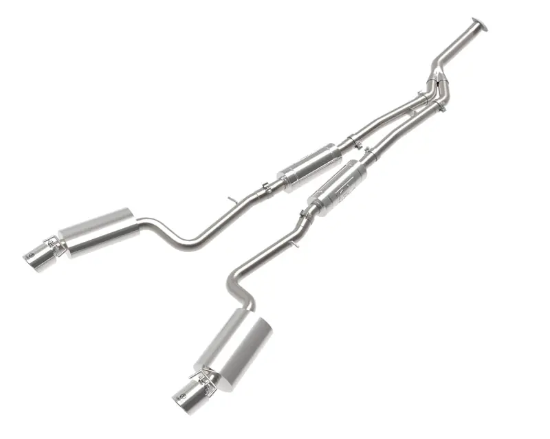 aFe POWER Takeda 16-17 Lexus IS200t L4-2.0L (t) 2.5in-3in 304 SS CB Exhaust w/Polish Tip (AFE49-36059-P)