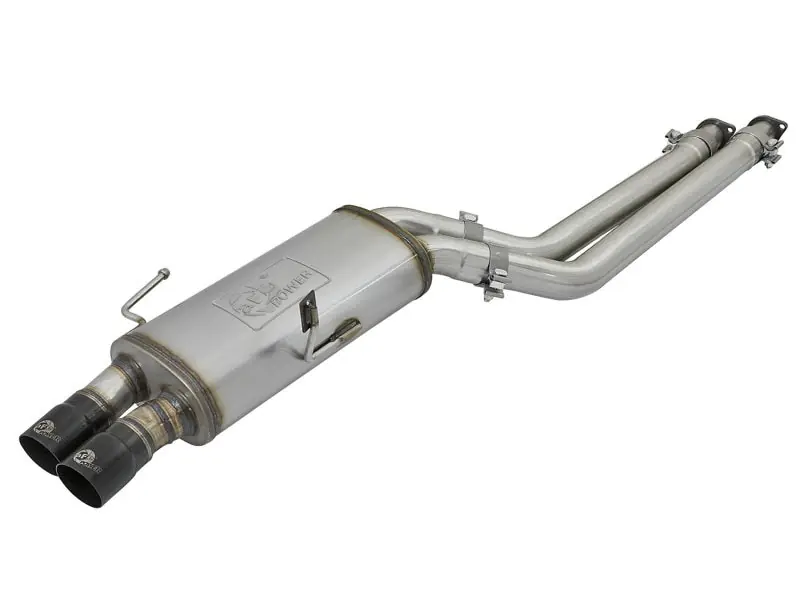 aFe MACHForce XP Exhausts 2.5in SS Cat-Back w/ Black Tips 96-99 BMW M3 L6 3.2L (AFE49-36332-B)