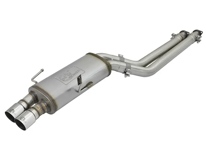 aFe MACHForce XP Exhausts 2.5in SS Cat-Back w/ Polished Tips 96-99 BMW M3 L6 3.2L (AFE49-36332-P)