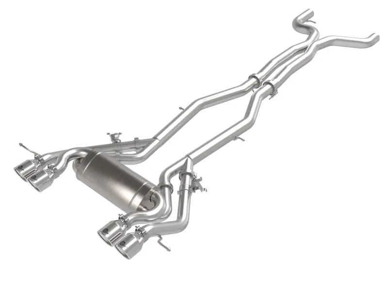 aFe MACHForce XP Exhausts Cat-Back SS 21 BMW M2 Competition L6-3.0L w/Polished Tips (AFE49-36351-P)