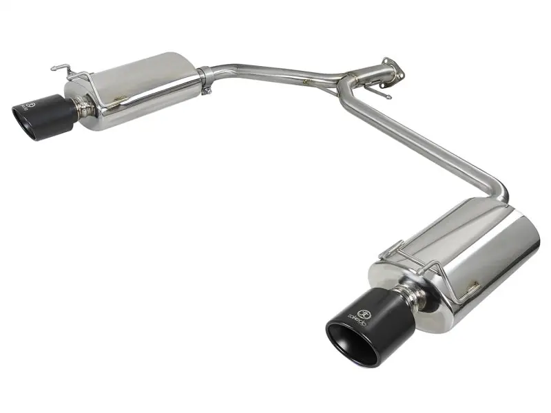 aFe Takeda 2.25-1.75in 304 SS Axle-Back Exhaust w/ Black Tips 13-17 Honda Accord Sport Sedan I4-2.4L (AFE49-36604-B)