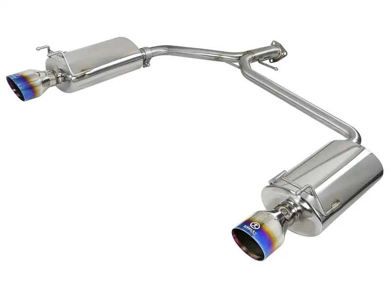 aFe Takeda 2.25-1.75in 304 SS Axle-Back Exh w/Blue Flame Tips 13-17 Honda Accord Sport Sedan I4-2.4L (AFE49-36604-L)