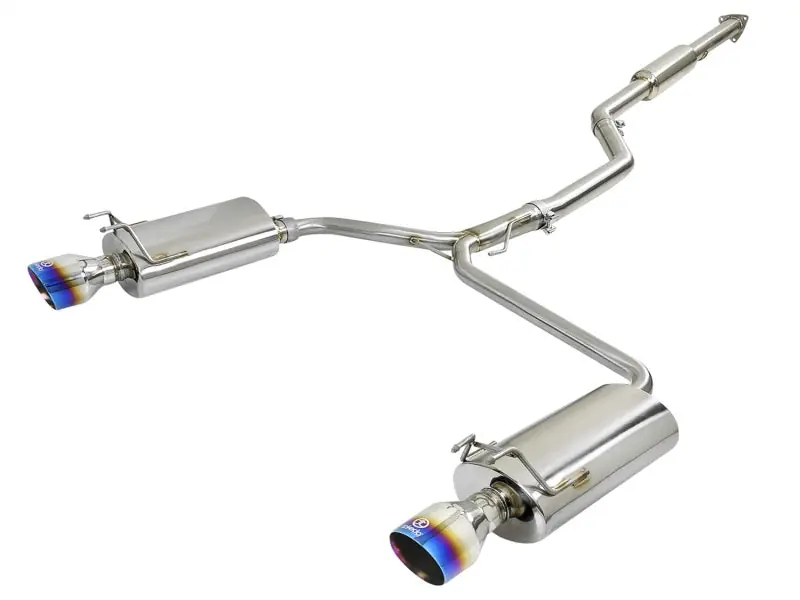 aFe Takeda 2.5-1.75in 304 SS Cat-Back Exhaust System 13-17 Honda Accord LX / EX / EX-L L4-2.4L (AFE49-36605-L)