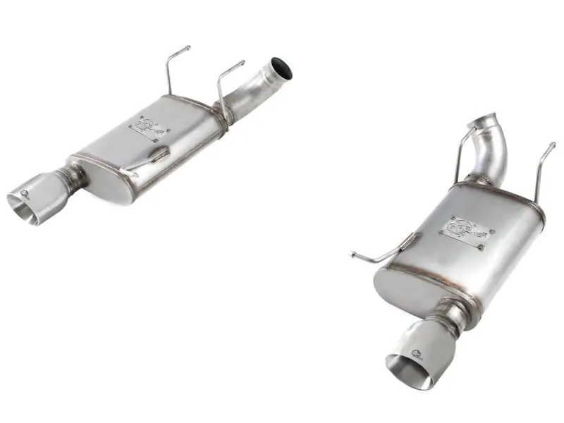 aFe MACHForce XP Exhaust 11-14 Ford Mustang GT V8-5.0L 3in. SS Axle-Back w/Polished Tips (AFE49-43052-P)