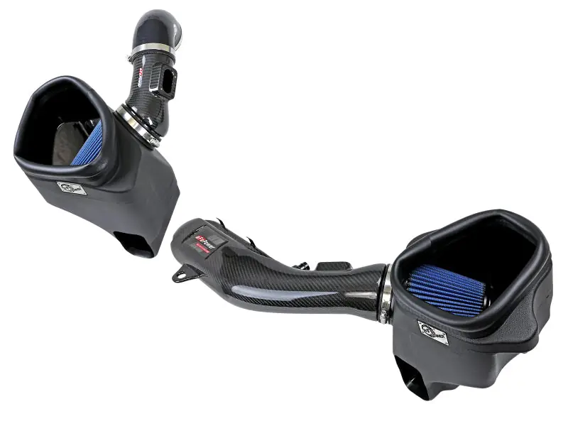 aFe Track Series Stg 2 Carbon Fiber Intake w/Pro 5R Media 15-20 BMW M3/M4(F80/82/83) L6-3.0L(tt) S55 (AFE57-10006R)