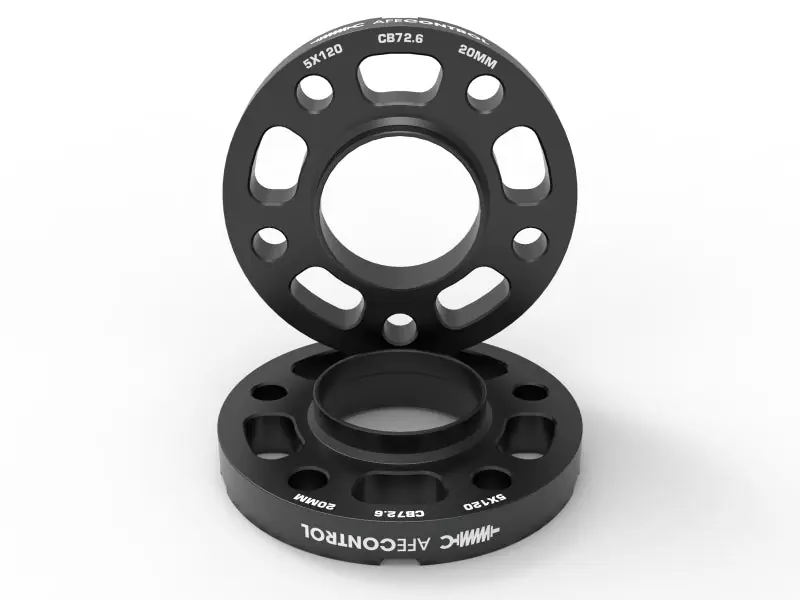 aFe CONTROL Billet Aluminum Wheel Spacers 5x120 CB72.6 20mm - BMW (AFE610-502004-B)