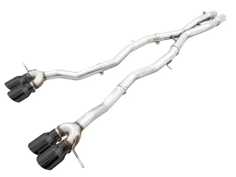 AWE Track Edition Catback Exhaust for BMW G8X M3/M4 - Diamond Black Tips (AWE3020-42482)