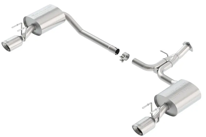 Borla 13-15 Honda Accord Coupe 3.5L FWD SS Rear Section Single Split Rear Exit Touring Exhaust (BOR11853)