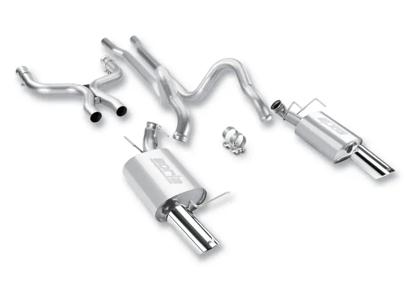 Borla 2011-2012 Mustang GT 5.0L 8cyl 6spd RWD Agressive ATAK Catback Exhaust (BOR140372)