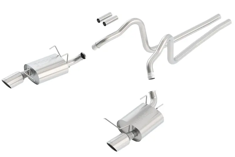 Borla 2011 Ford Mustang 3.7L 6cyl 6spd RWD SS S-Type Catback Exhaust (BOR140375)