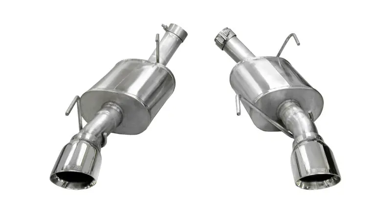 Corsa 2005-2010 Ford Mustang Shelby GT500 5.4L V8 Polished Xtreme Axle-Back Exhaust (COR14314)