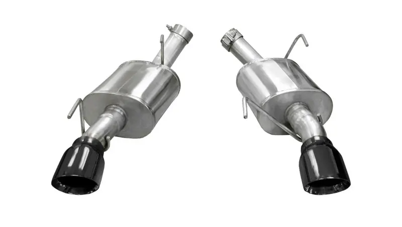 Corsa 2005-2010 Ford Mustang Shelby GT500 5.4L V8 Black Xtreme Axle-Back Exhaust (COR14314BLK)
