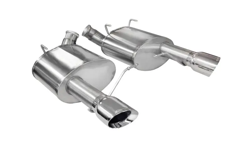 Corsa 2011-2014 Ford Mustang GT/Boss 302 5.0L V8 Polished Sport Axle-Back Exhaust (COR14316)