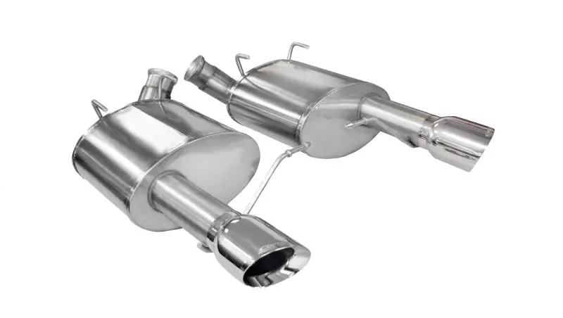 Corsa 2011-2014 Ford Mustang GT/Boss 302 5.0L V8 Polished Xtreme Axle-Back Exhaust (COR14317)