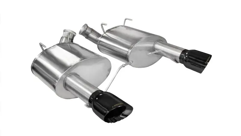 Corsa 2011-2014 Ford Mustang GT/Boss 302 5.0L V8 Black Xtreme Axle-Back Exhaust (COR14317BLK)