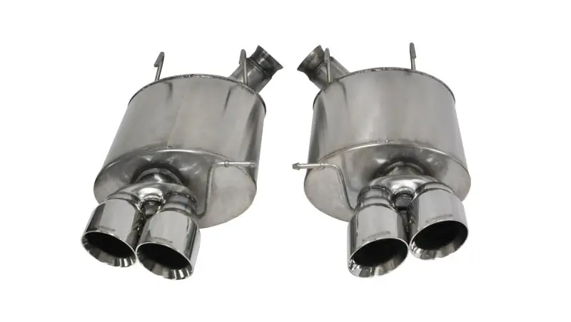 Corsa 2013-2014 Ford Mustang Shelby GT500 5.8L V8 Polished Sport Axle-Back Exhaust (COR14321)