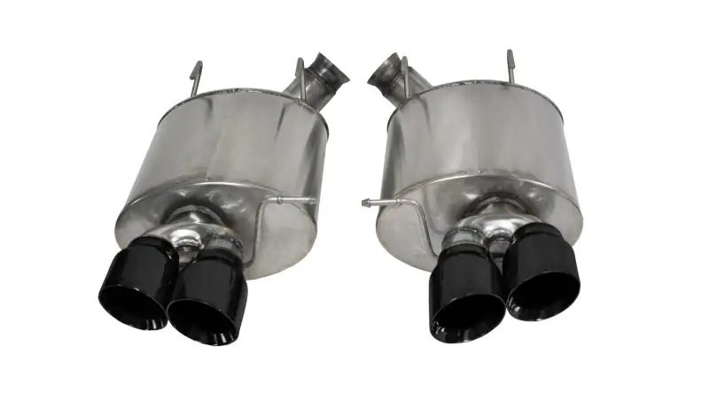 Corsa 2013-2014 Ford Mustang Shelby GT500 5.8L V8 Black Sport Axle-Back Exhaust (COR14321BLK)