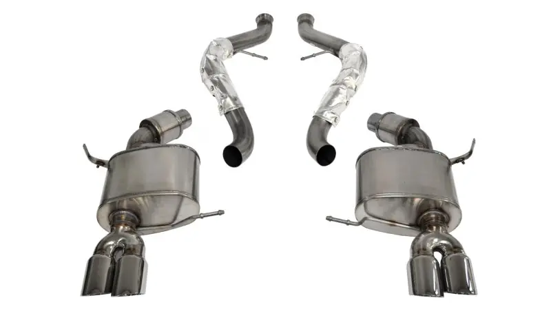 Corsa 2008-2012 BMW M3 E90 Polished Sport Cat-Back Exhaust (COR14569)