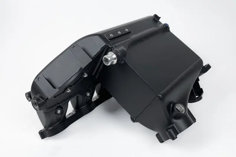 CSF BMW M2/M3/M4 S58 Comp & Non-Comp (G8X) Charge-Air Cooler Manifold - Thermal Dispersion Black (CSF8233B)