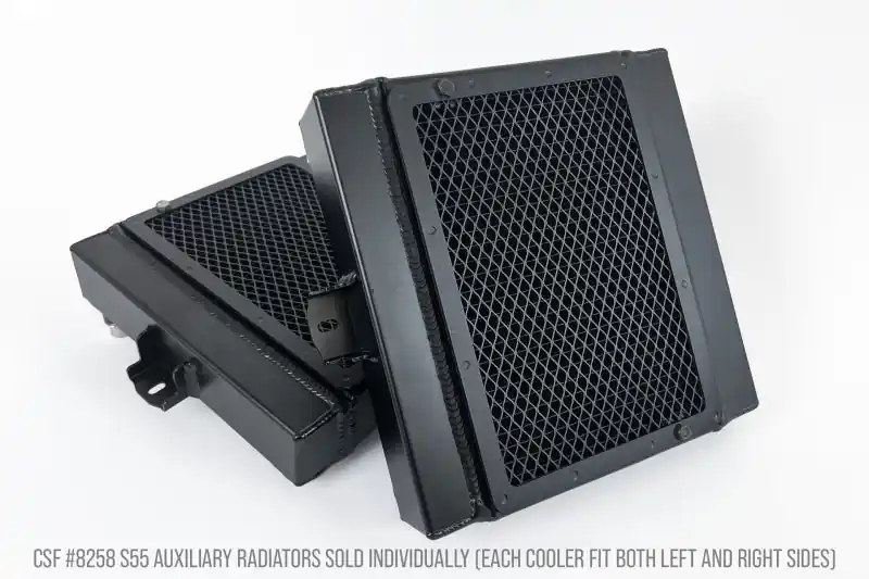 CSF BMW F8X M3/M4/M2C Auxiliary Radiators w/ Rock Guards (Sold Individually - Fits Left and Right (CSF8258)