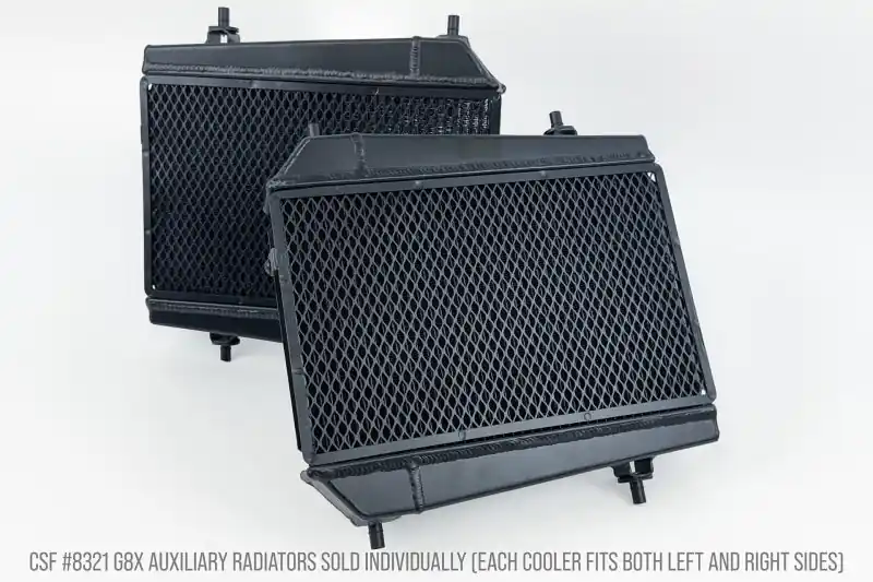 CSF BMW G8X M3/M4/M2 High-Performance Auxiliary Radiator - Single Radiator (CSF8321)