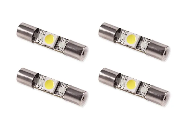 Diode Dynamics 28mm SMF1 LED Bulb Warm - White Set of 4 (DIODD0041Q)