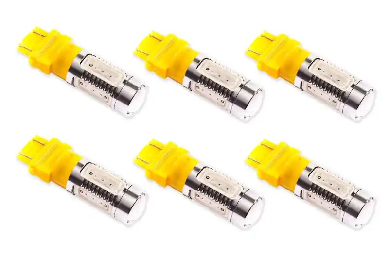 Diode Dynamics 3157 LED Bulb HP11 LED - Amber Set of 6 (DIODD0050H)