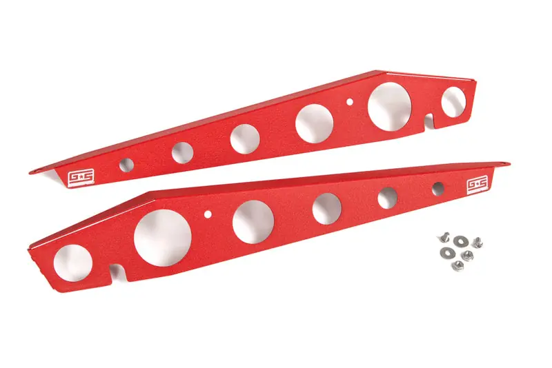 GrimmSpeed 2015+ Subaru WRX/STI Fender Shrouds - Red (GRM096048)