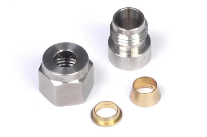 Haltech 1/4in Stainless Steel Weld-On Kit w/Nut & Ferrule (HALHT-010812)