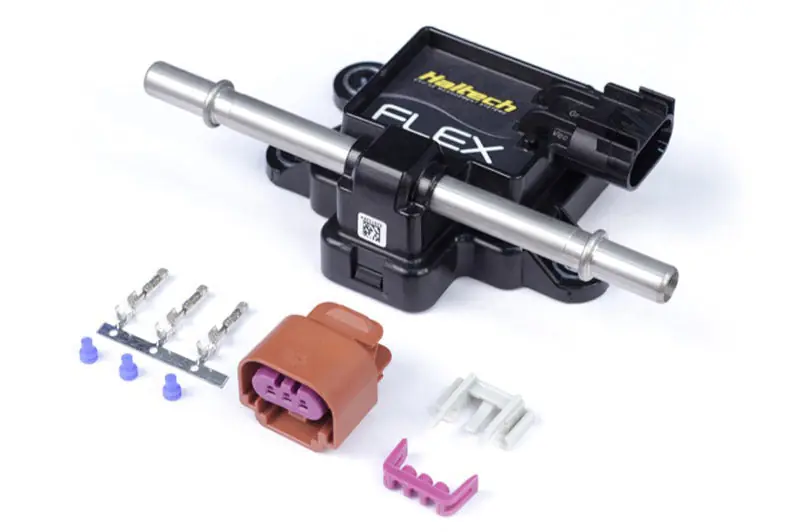 Haltech Flex Fuel Composition Sensor for 3/8 (GM Spring Lock) Fittings w/Plug & Pins (HALHT-011000)