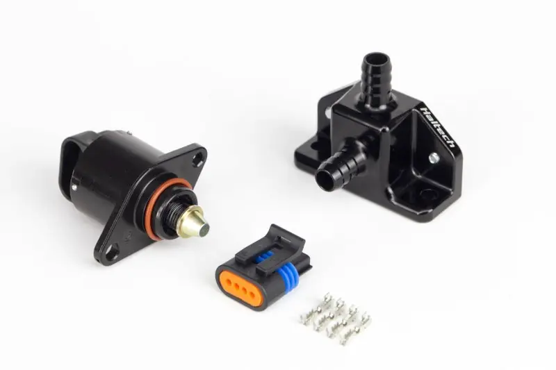 Haltech Billet 2 Port Housing w/2 Screw Style Motor Idle Air Control Kit (HALHT-020305)