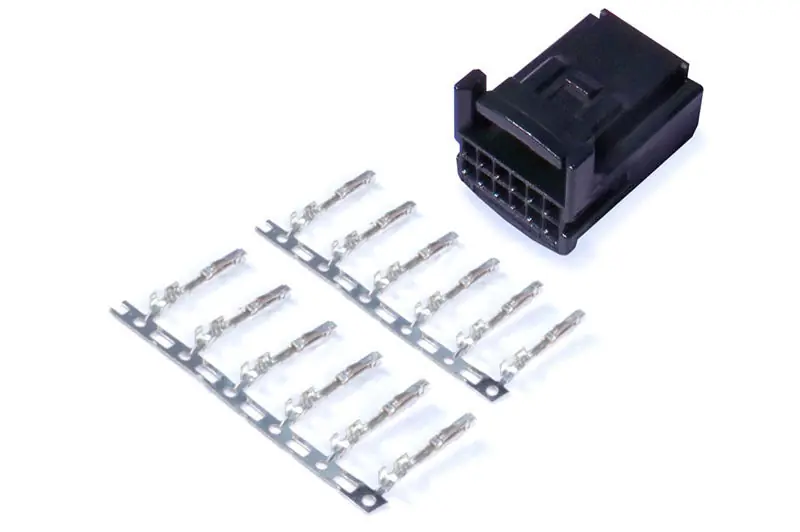 Haltech 12 Pin TYCO for DRA Digital Reluctor Adaptor Plug & Pins (HALHT-030005)