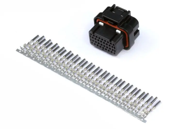 Haltech AMP 34 Pin 4 Row 3 Keyway Superseal Connector Plug & Pins (HALHT-030009)