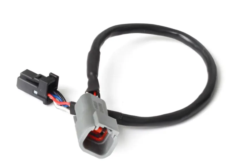 Haltech 3in CAN Adaptor Cable DTM-4 Female Receptacle/Socket to 8 Pin Black Tyco (HALHT-130040)