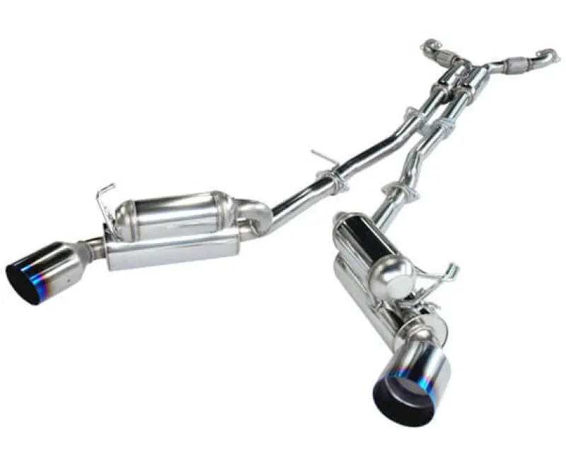 HKS 03-07 G35 Dual Hi-Power Ti Tip Catback Exhaust (SUS304 NO COATING) (HKS32009-BN002)