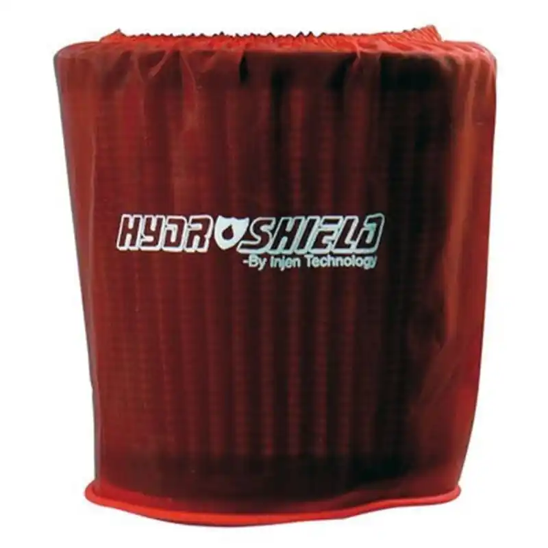 Injen Red Water Repellant Pre-Filter fits X-1010 X-1011 X-1017 X-1020 5in Base/5in Tall/4in Top (INJ1035RED)