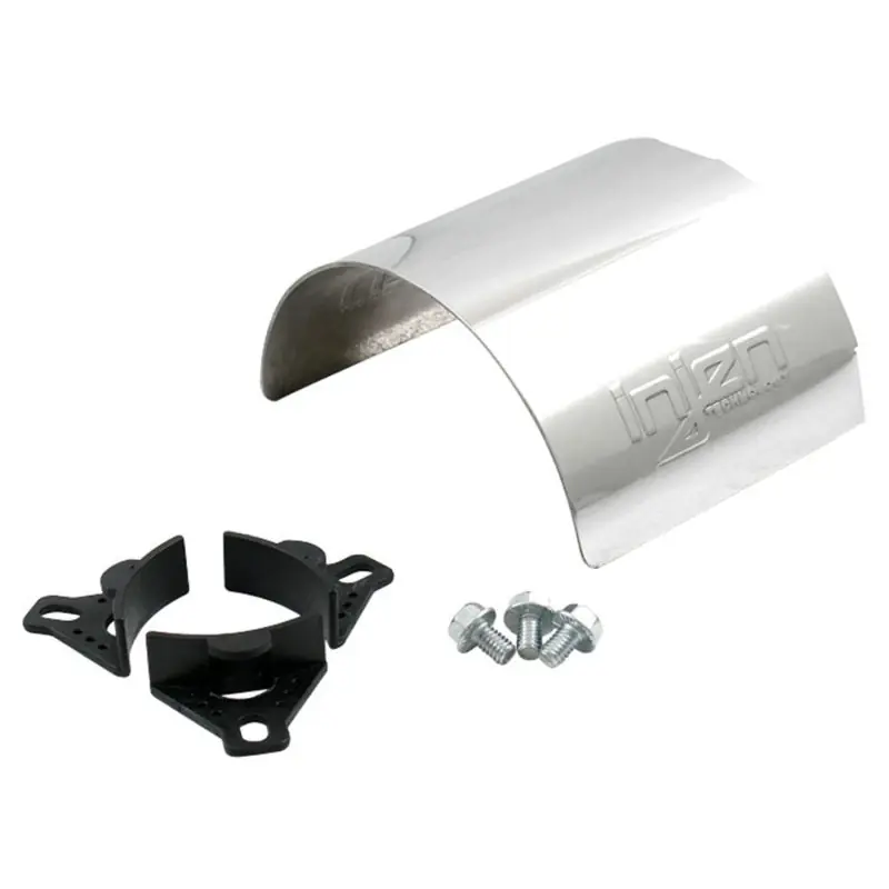 Injen Aluminum Air Filter Heat Shield Universal Fits 2.50 2.75 3.00 Polished (INJHS5000P)