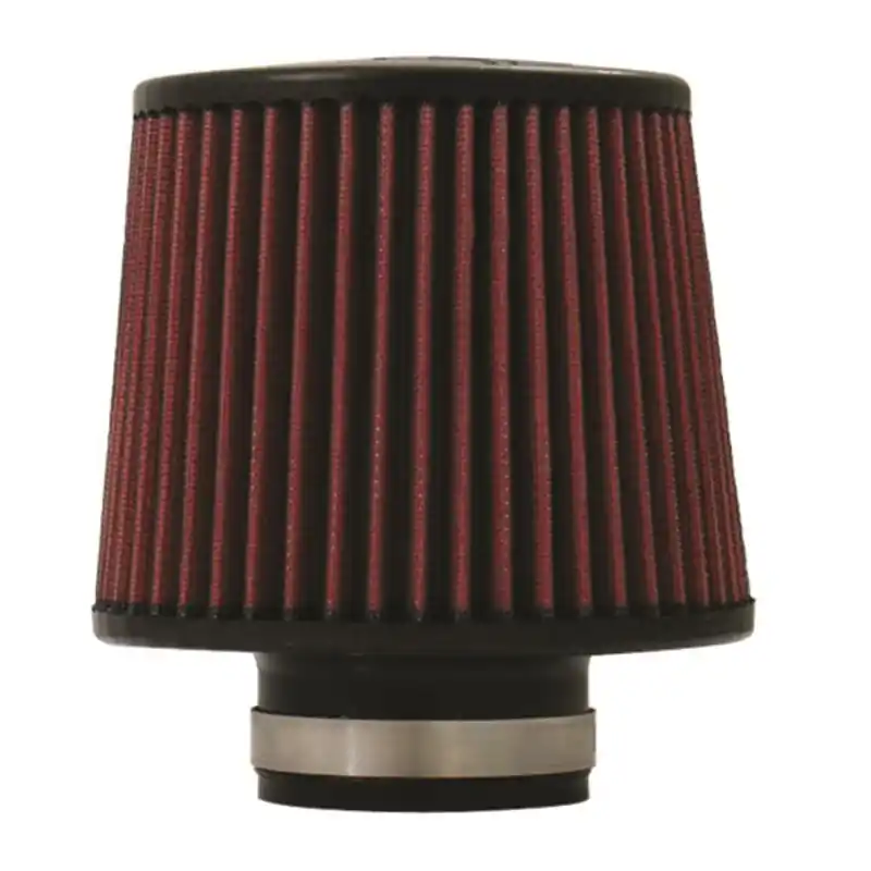 Injen High Performance Air Filter - 2.50 Black Filter 6 Base / 5 Tall / 5 Top (INJX-1012-BR)