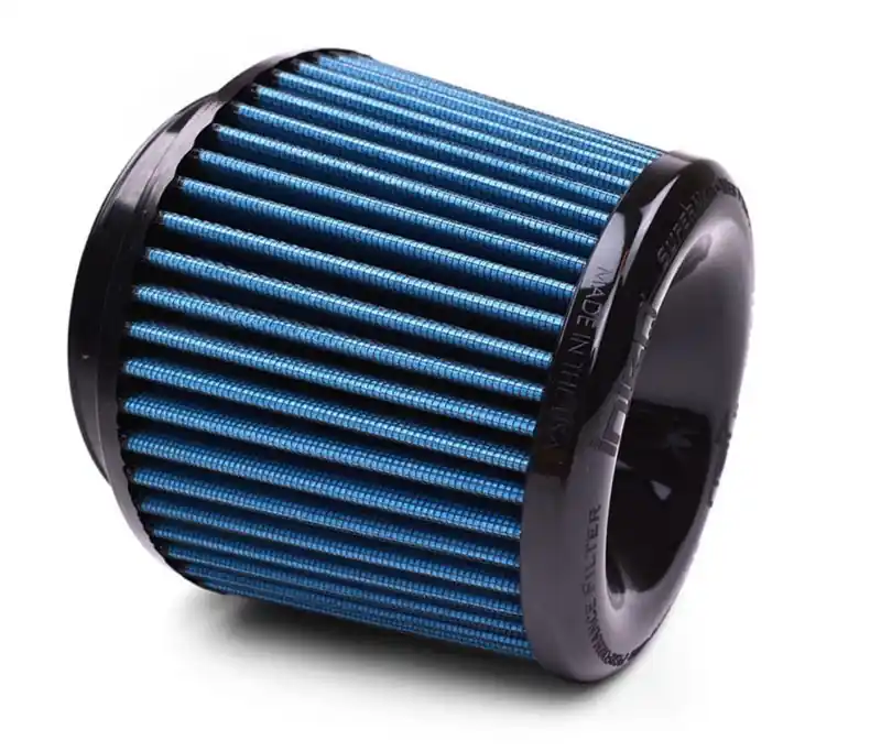 Injen AMSOIL Replacement Nanofiber Dry Air FIlter 5in Flange Diameter/6.5in Base/5in Height/70 Pleat (INJX-1045-BB)