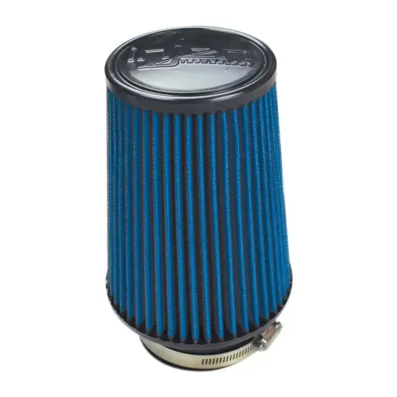 Injen Super Nano-Web Dry Air Filter - 3.25in Neck / 5.25in Base / 7in Height / 4in Top 45-Pleat (INJX-1059-BB)