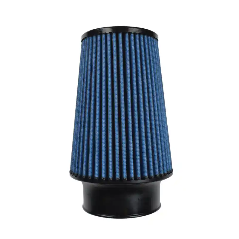 Injen NanoWeb Dry Air Filter 3.50in Neck 5.25in Base 7.00in Tall 4.00in Top 45 Pleats (INJX-1079-BB)