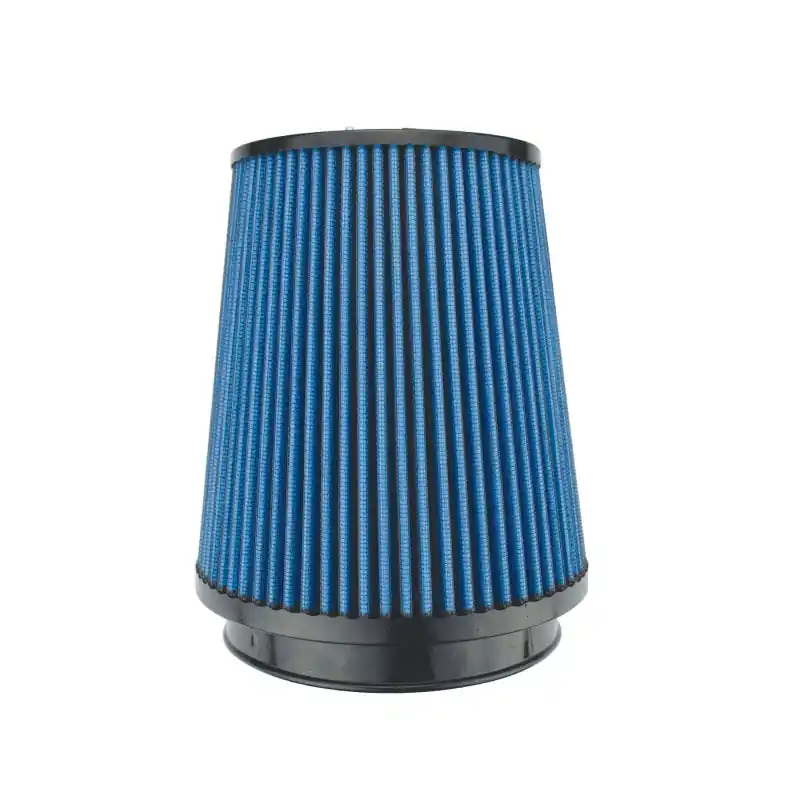 Injen NanoWeb Dry Air Filter 5.00in Inlet w/ShurLok 6.50in Base/ 5.00in Top w/ Barb Fitting (INJX-1099-BB)