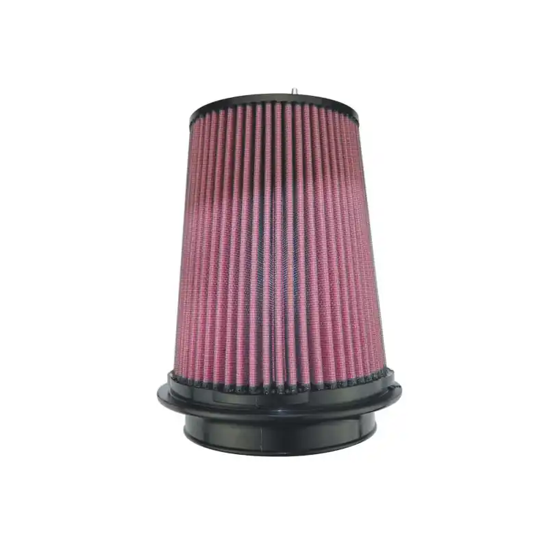 Injen 8-Layer Oiled Cotton Gauze Air Filter 5in Flange ID 7in Base/7.9in Height/5in Top (INJX-1106-BR)