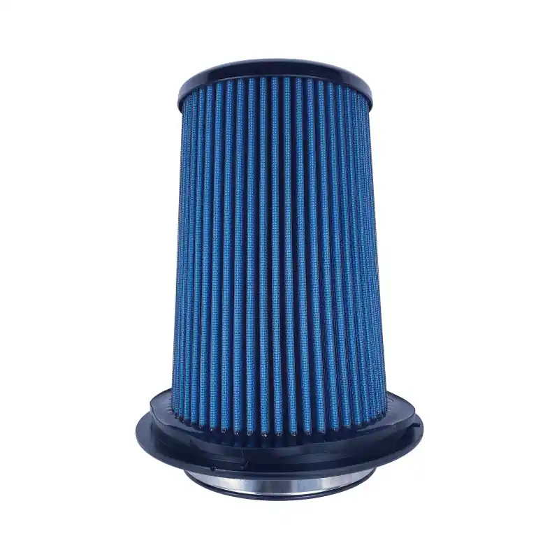 Injen SuperNano-Web Air Filter 5in Flange ID 8in Base/7.9in Media Height /5.3in Inertia Top (INJX-1116-BB)