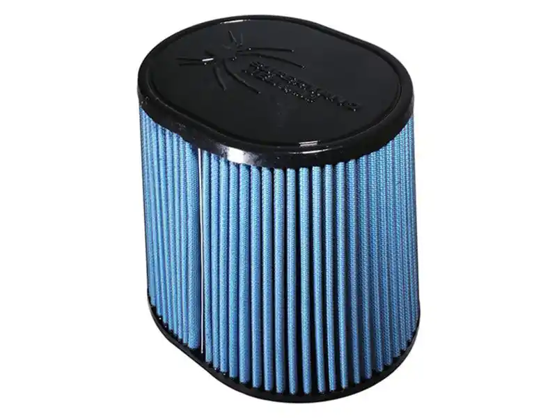 Injen AMSOIL Ea Nanofiber Dry Air Filter - 5in Base / 8in Tall / 5in Top (INJX-1124-BB)