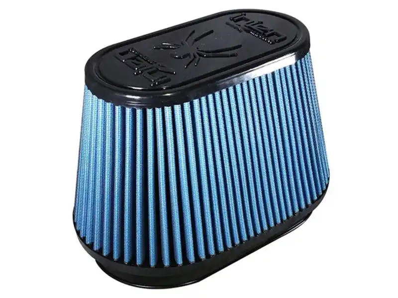 Injen NanoWeb Dry Air Filter w/Shur-Loc 4.115x6.865 Oval Neck / 7.17x9.92 Base / 5.63x8.5 Tall (INJX-1126-BB)