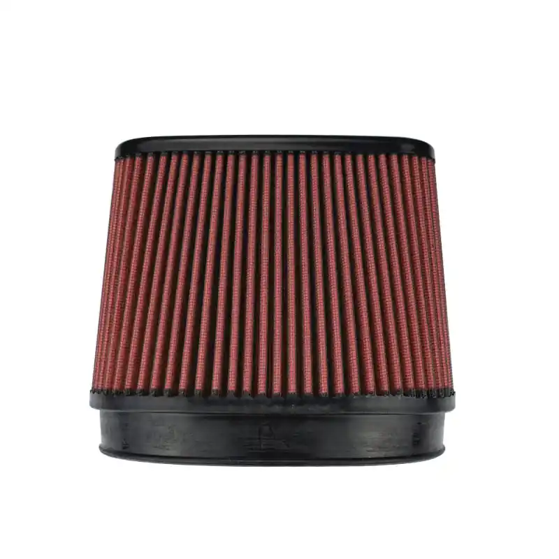 Injen 8-Layer Oiled Cotton Gauze Air Filter/ Oval ID Oval Base/5.55in Media HT/7in x 2.75in Oval Top (INJX-1129-BR)