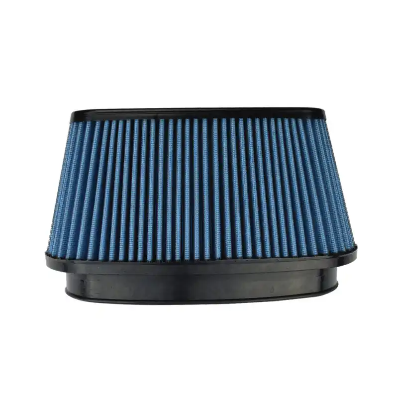 Injen NanoWeb Dry Air Filter 8.7x3.9in Oval ID / 10.4x5.6in OD / 4.75in Height / 7.9x3.1in Top (INJX-1130-BB)