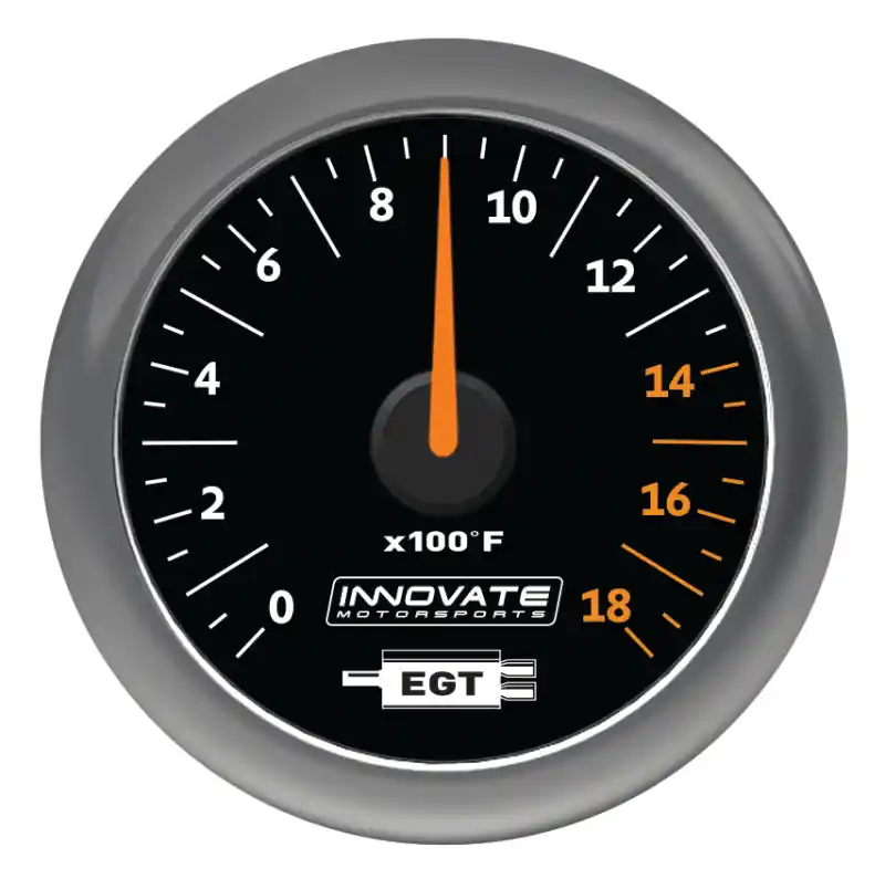 Innovate MTX Analog Exhaust Gas Temperature Gauge Kit - Black Dial (INN3865)